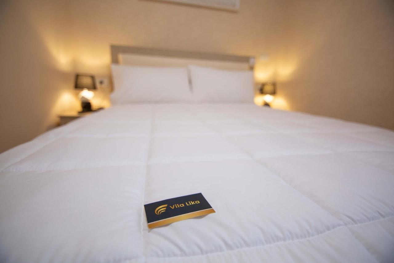 Vila Lika Hotel Korce Bagian luar foto